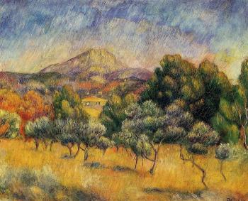 Pierre Auguste Renoir : Mont Sainte-Victoire
